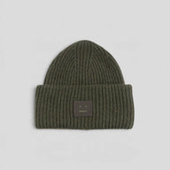 Acne Studio Large Face Beanie in Green