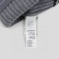 Acne Studio Large Face Beanie in Grey