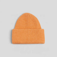 Acne Studio Large Face Beanie in Orange