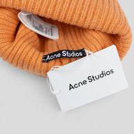 Acne Studio Large Face Beanie in Orange