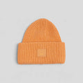 Acne Studio Large Face Beanie in Orange