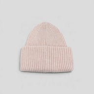 Acne Studio Large Face Beanie in Peach Pink
