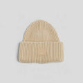 Acne Studio Large Face Beanie in Tan