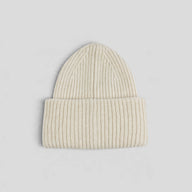 Acne Studio Large Face Beanie in White