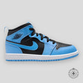 Air Jordan 1 Mid PS University Blue Black