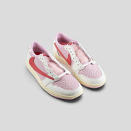 Air Jordan 1 Retro Low OG SP Travis Scott Sail Tropical Pink (PS)