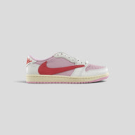Air Jordan 1 Retro Low OG SP Travis Scott Sail Tropical Pink (PS)