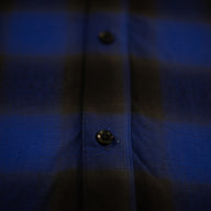 Amiri Applique Flannel Button Up in Blue
