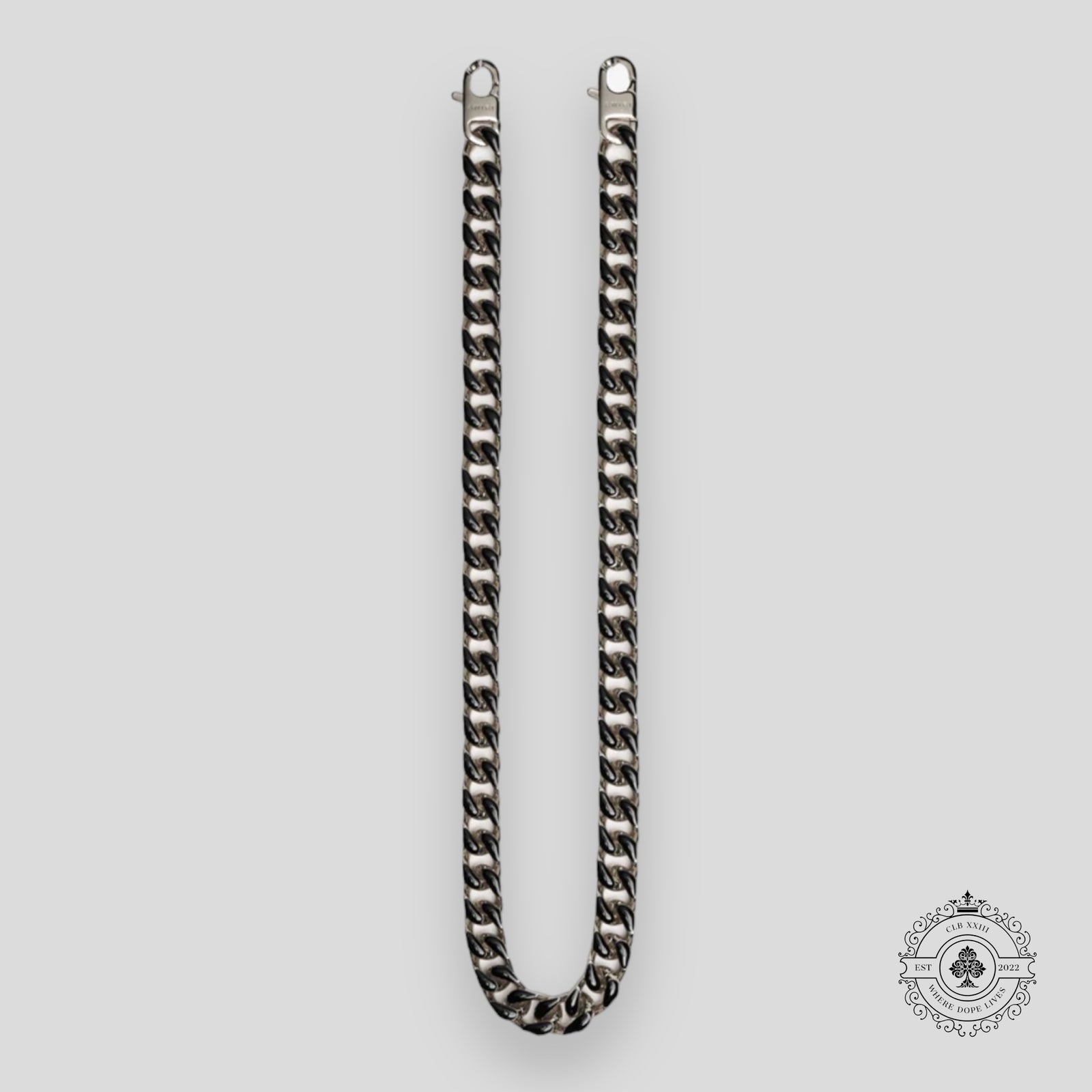 Amiri Wallet Chain in Silver