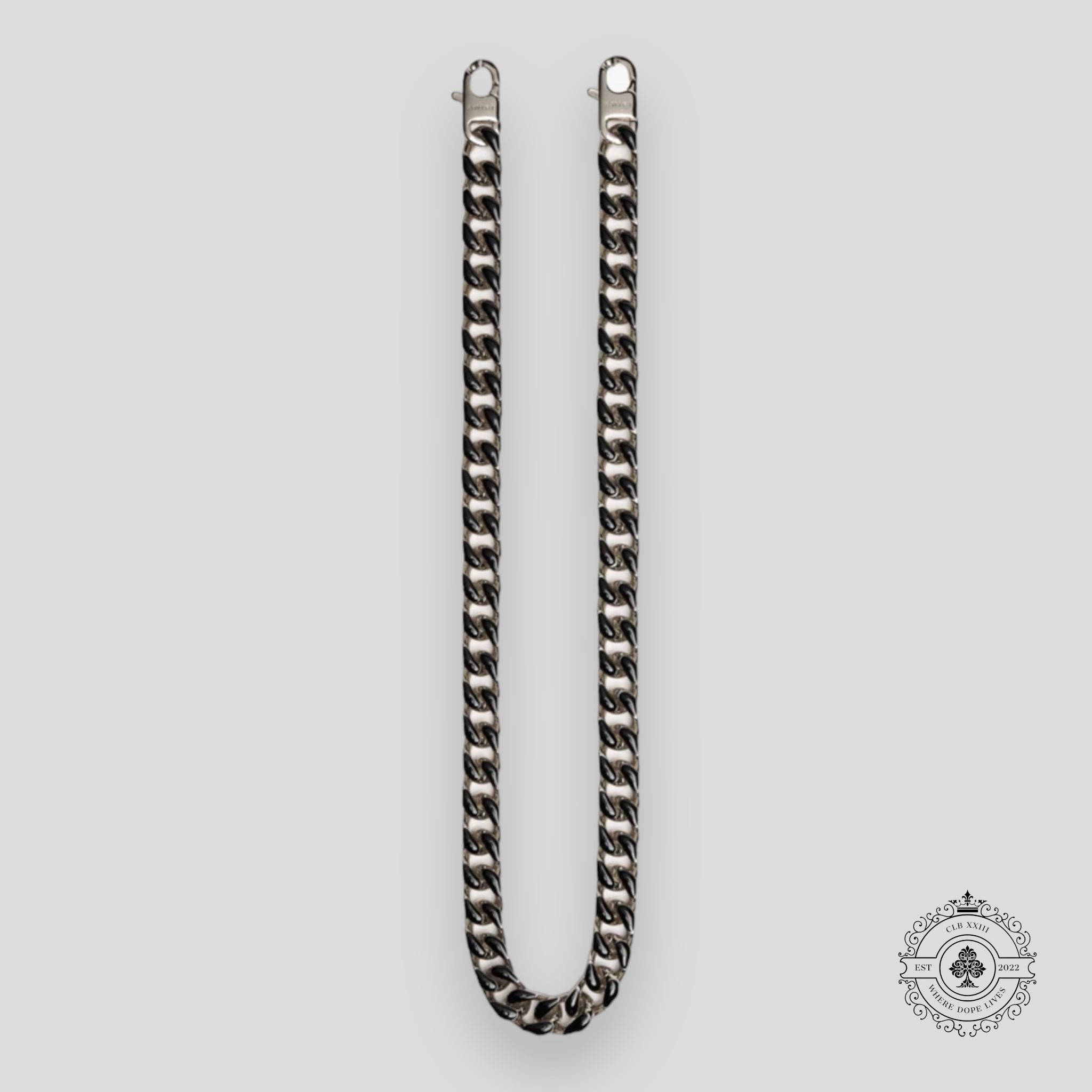 Amiri Wallet Chain in Silver