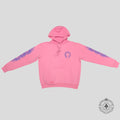 Chrome Hearts Horseshoe Logo Hoodie in Pink / Blue