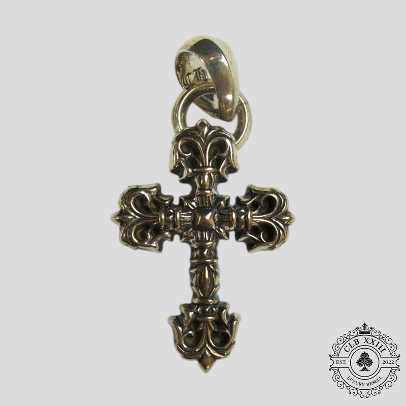 Chrome Hearts Filigree Cross Pendant in Silver