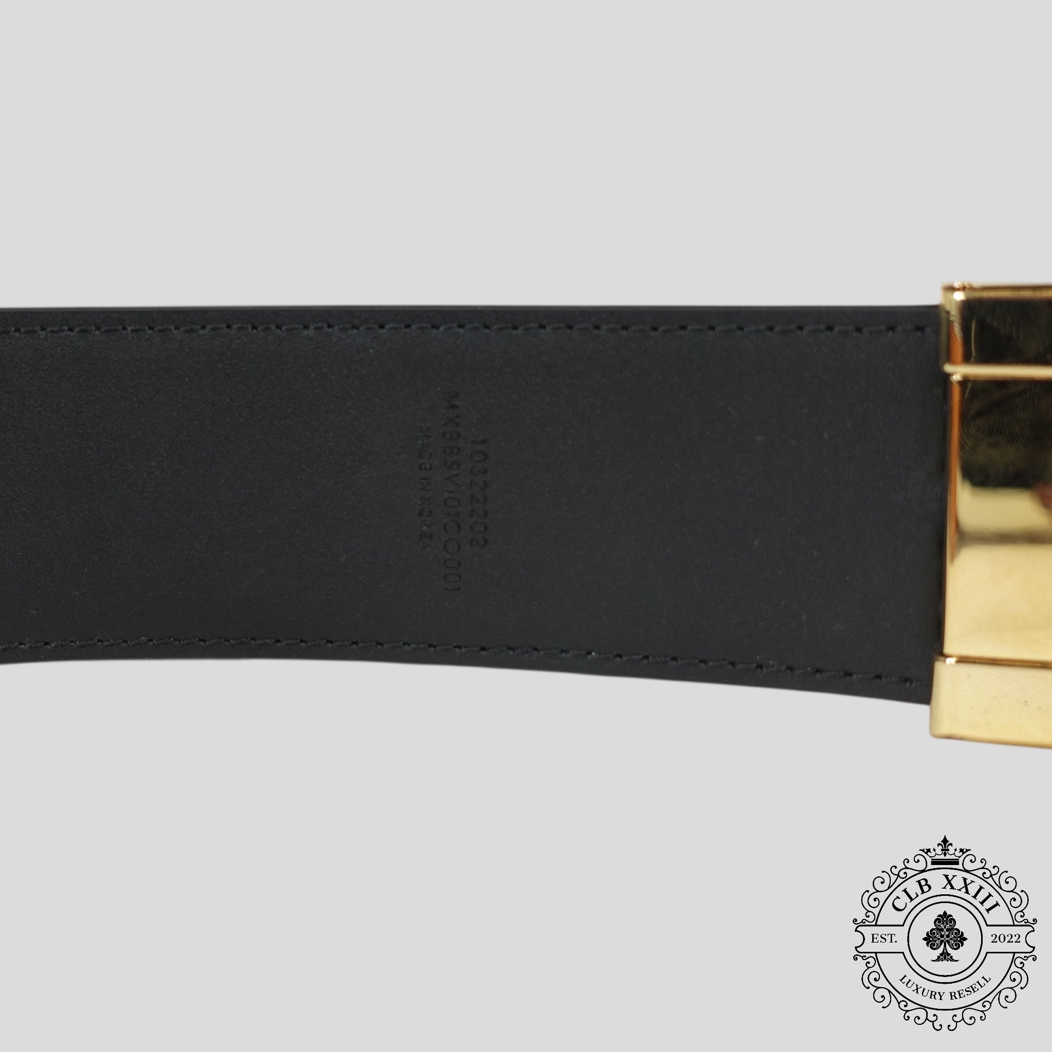 MCM Claus Reversible Belt in Cognac