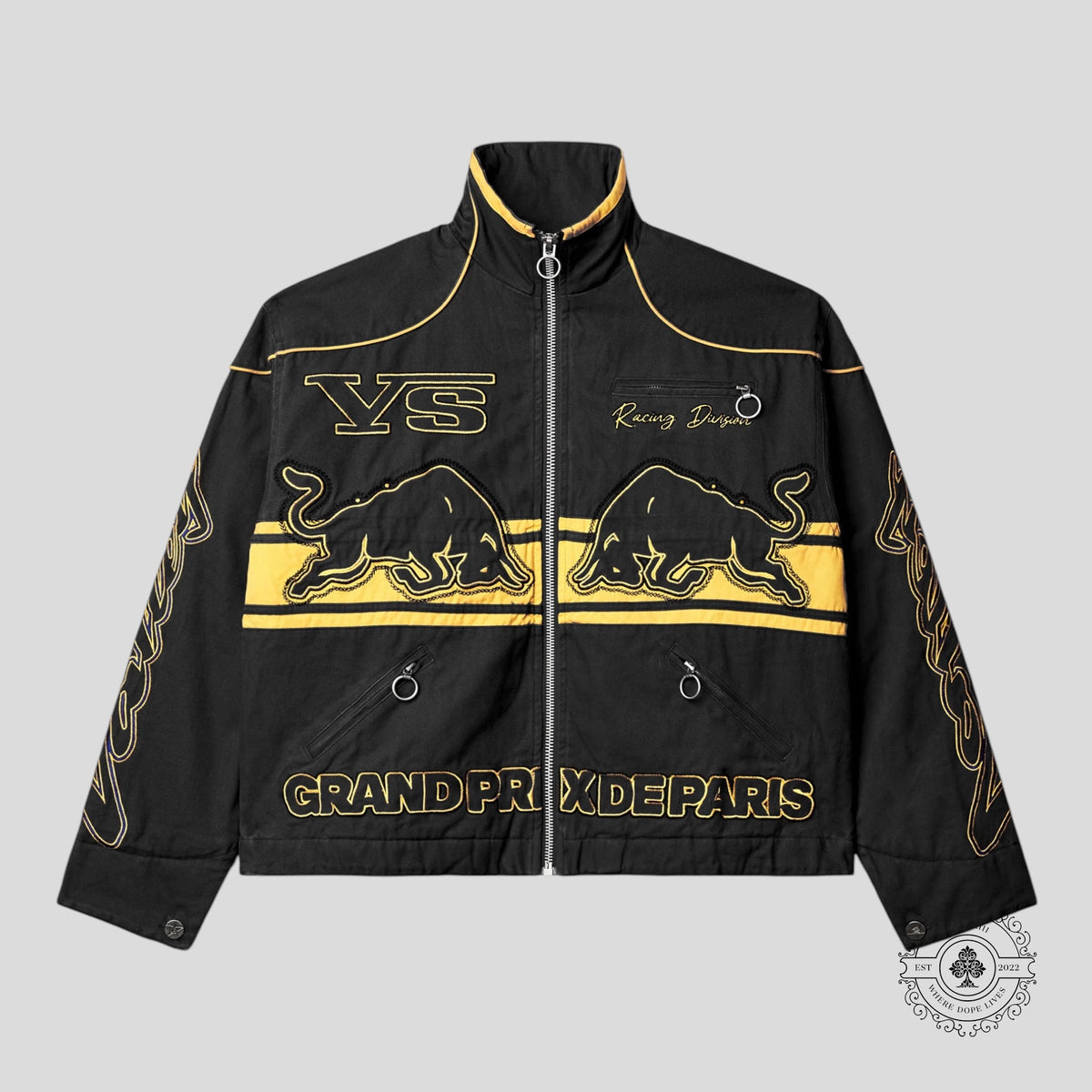 Vale Grand Prix Jacket in Black | Authentic Vale | CLB XXIII