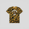 BAPE 1st Camo College Tee in Yellow
