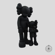 Kaws Family Vinyl Figures in Black