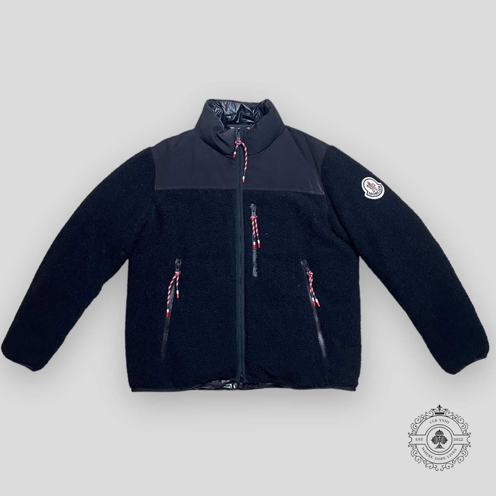Moncler Reversable Brohan Coat in Black