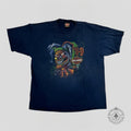 Harley Davidson Vintage Joker Tee in Navy Blue