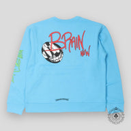 Chrome Hearts Brain New Crewneck in Blue