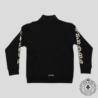 Chrome Hearts CH Embroidered Quarter Zip in Black