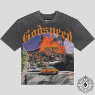 Godspeed Los Scandalous Tee in Grey Wash