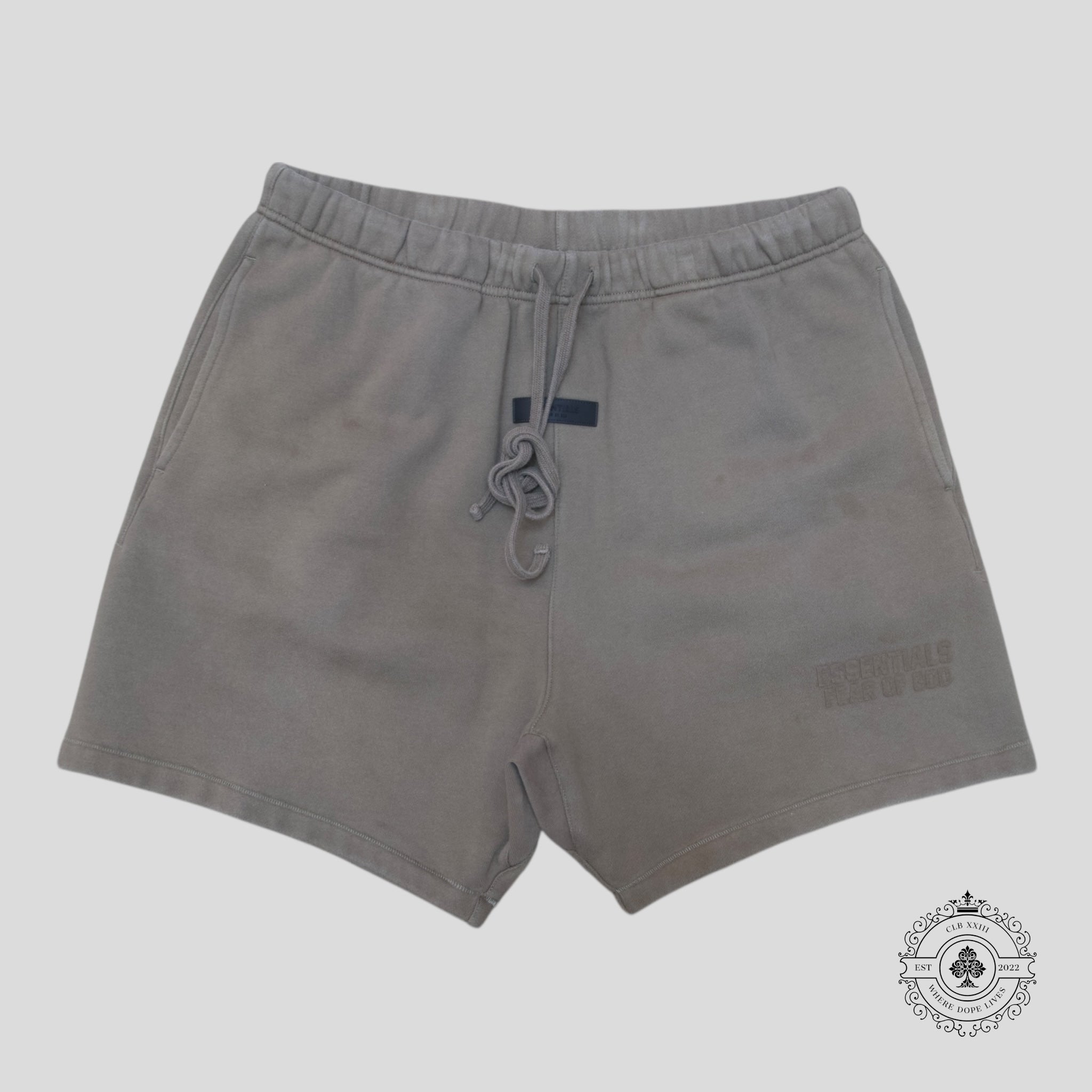 Fear of God Essentials Sweat Shorts in Wood - Preowned
