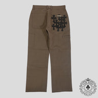 Chrome Hearts Double Knee Carpenter Pants in Brown
