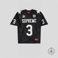 Supreme Star Football Jersey in Black
