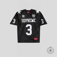Supreme Star Football Jersey in Black