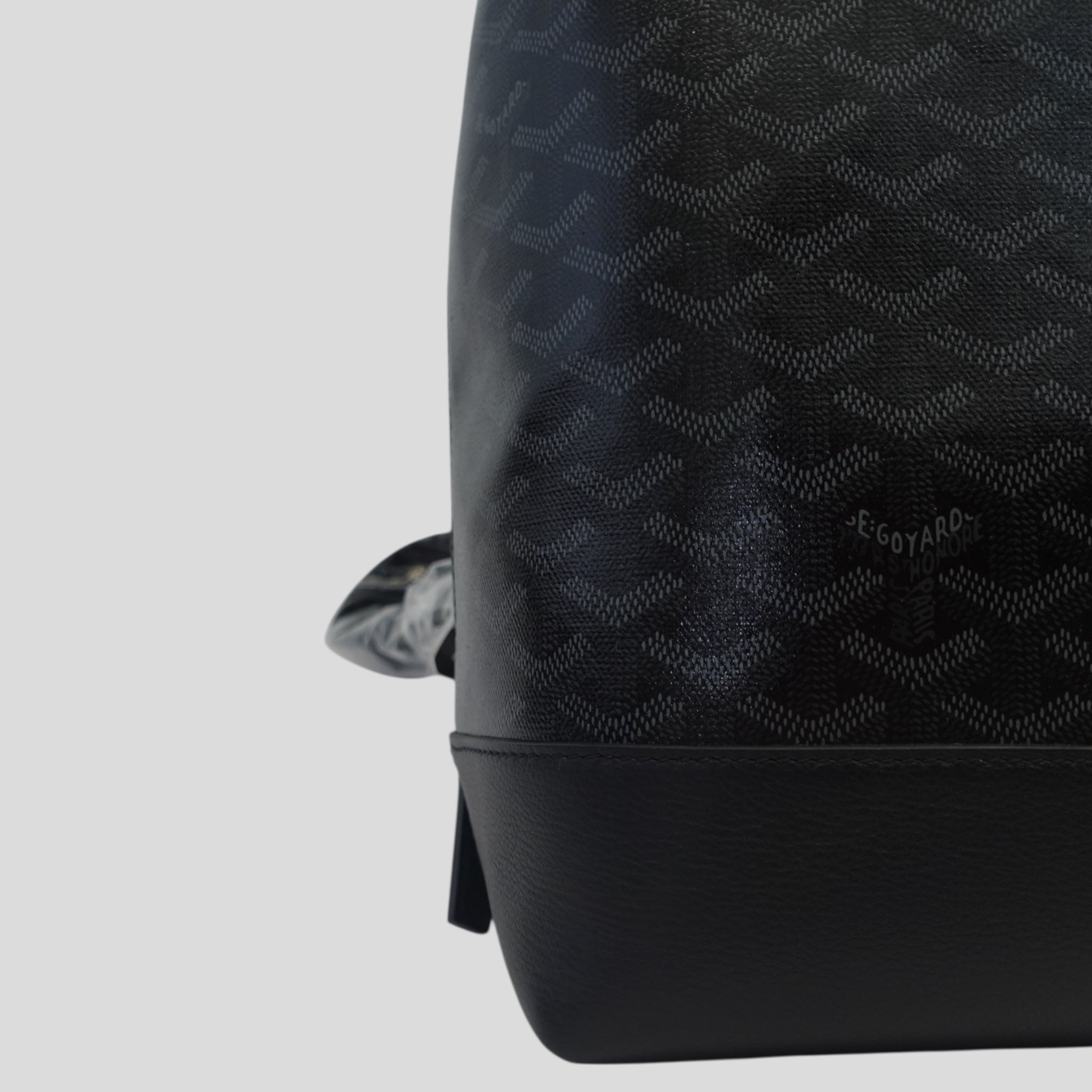 Goyard Jet Black Cisalpin Backpack