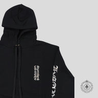 Chrome Hearts 1988 Vertical Logo Hoodie in Black/Silver