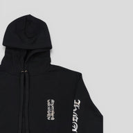 Chrome Hearts 1988 Vertical Logo Hoodie in Black/Silver