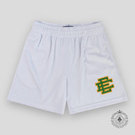 Eric Emanuel EE Basic Shorts in White/Green