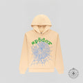 Sp5der Og Web V2 Hoodie in Cream