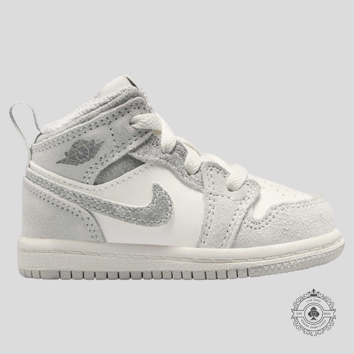 Air Jordan 1 Mid TD Neutral Grey Sail
