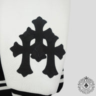 Chrome Hearts Eagle Patch Varsity Jacket