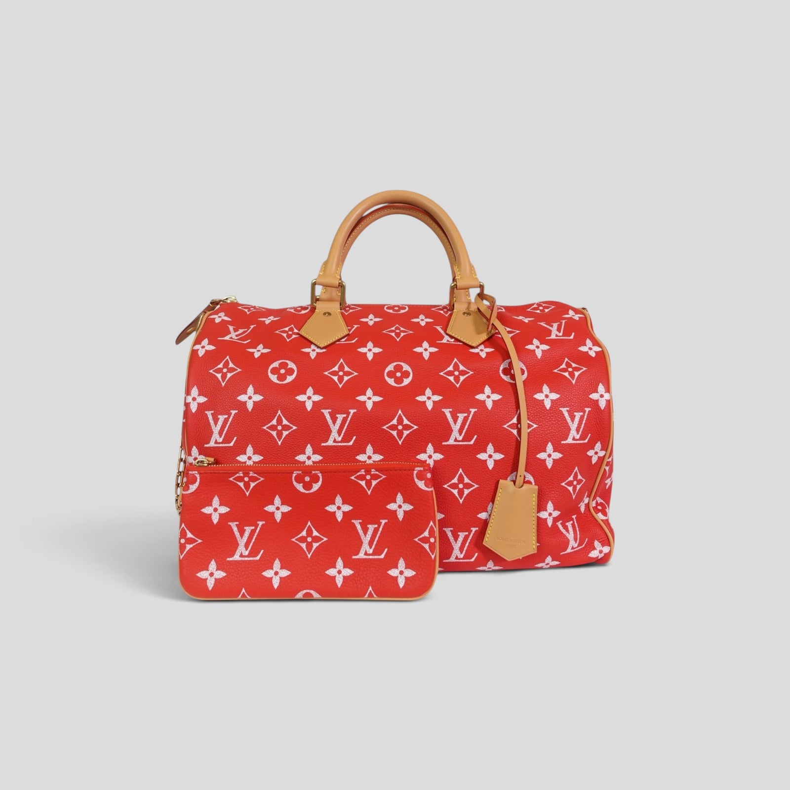 Louis Vuitton Speedy P9 Bandouliere 40 in Red