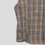 Burberry Tiny Check Shirt in Classic Beige