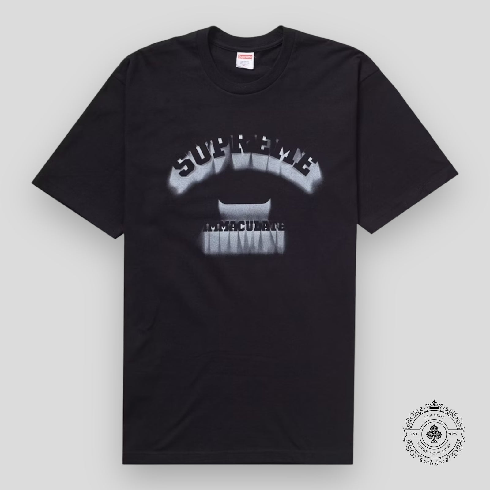 Supreme Shadow Tee in Black