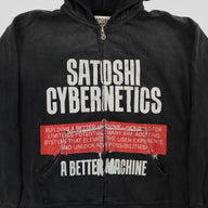 Satoshi Nakamoto Cybernetics Zip Up