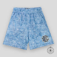 Eric Emanuel EE Basic Shorts in Acid Denim / Navy