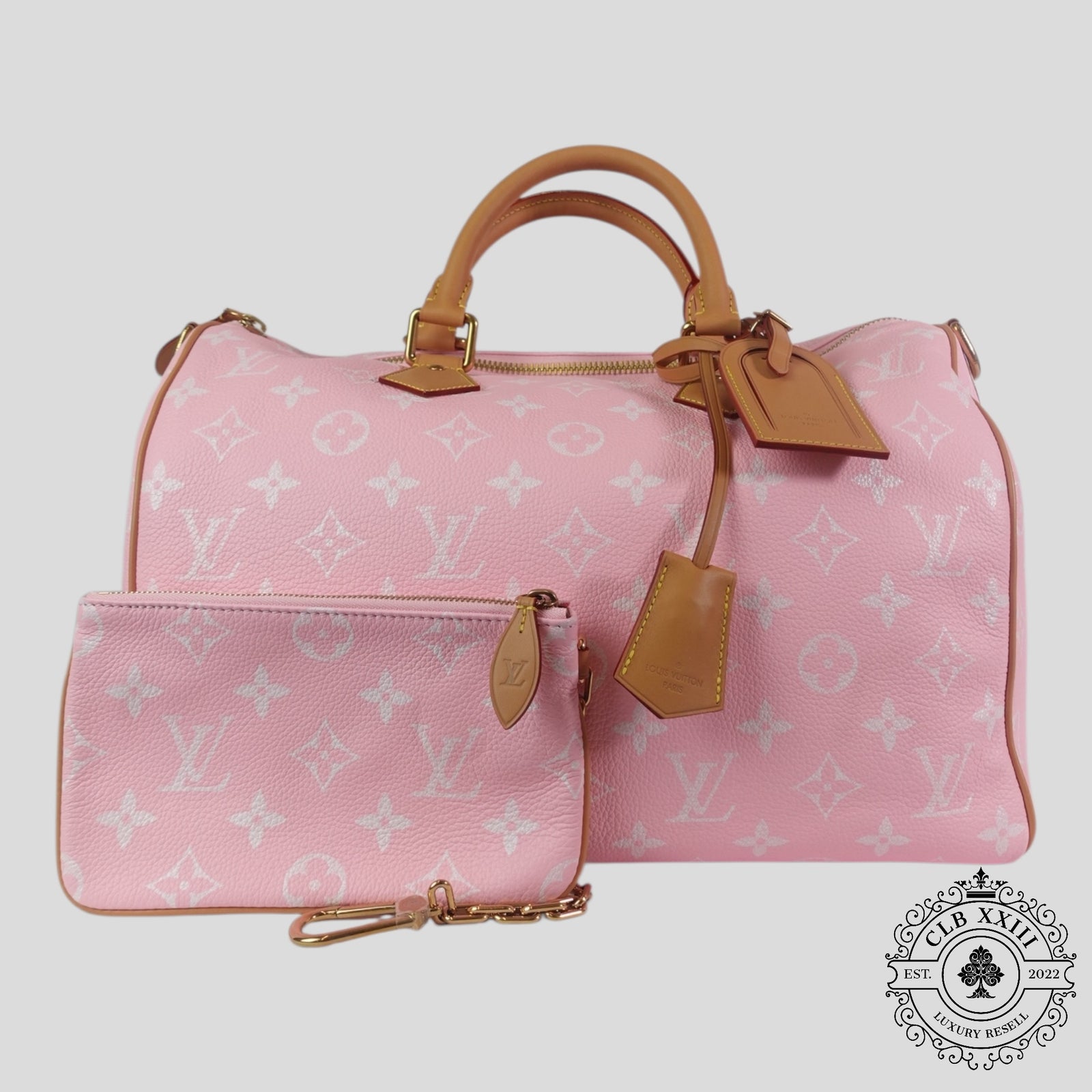 Louis Vuitton Speedy P9 Bandoulière 40 in Candy Pink