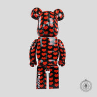 Bearbrick Black Heart 1000%