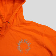 Chrome Hearts Miami Exclusive Horseshoe Logo Hoodie in Orange