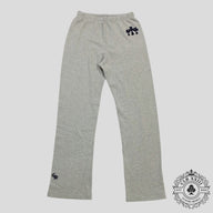 Chrome Hearts Women's Triple Cross CH Flocked Sweatpants in Grey