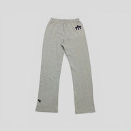 Chrome Hearts Women's Triple Cross CH Flocked Sweatpants in Grey