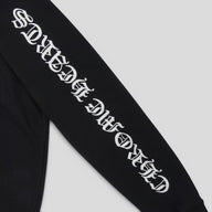 Chrome Hearts Scroll Logo Hoodie in Black