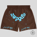 Sp5der OG Web Double Layer Short in Brown