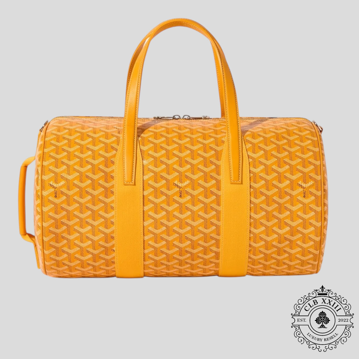 Goyard Barrel 40 Sports Bag in Yellow