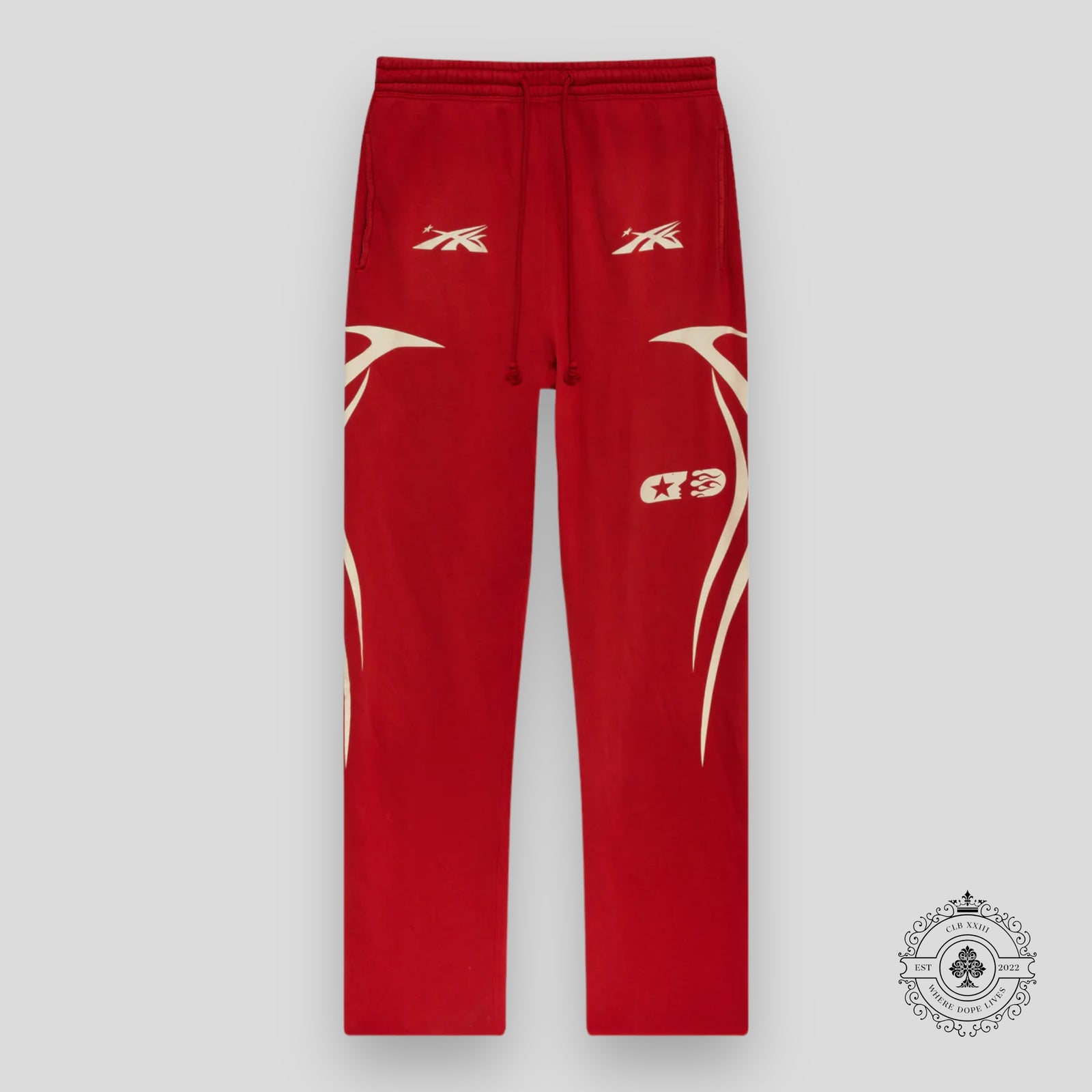 Hellstar Sports Sweatpants in Red